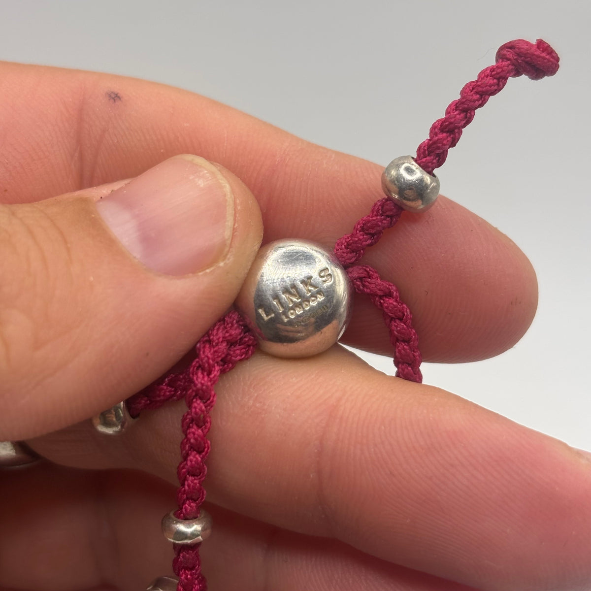 Silver Links Of London Skull Bracelet