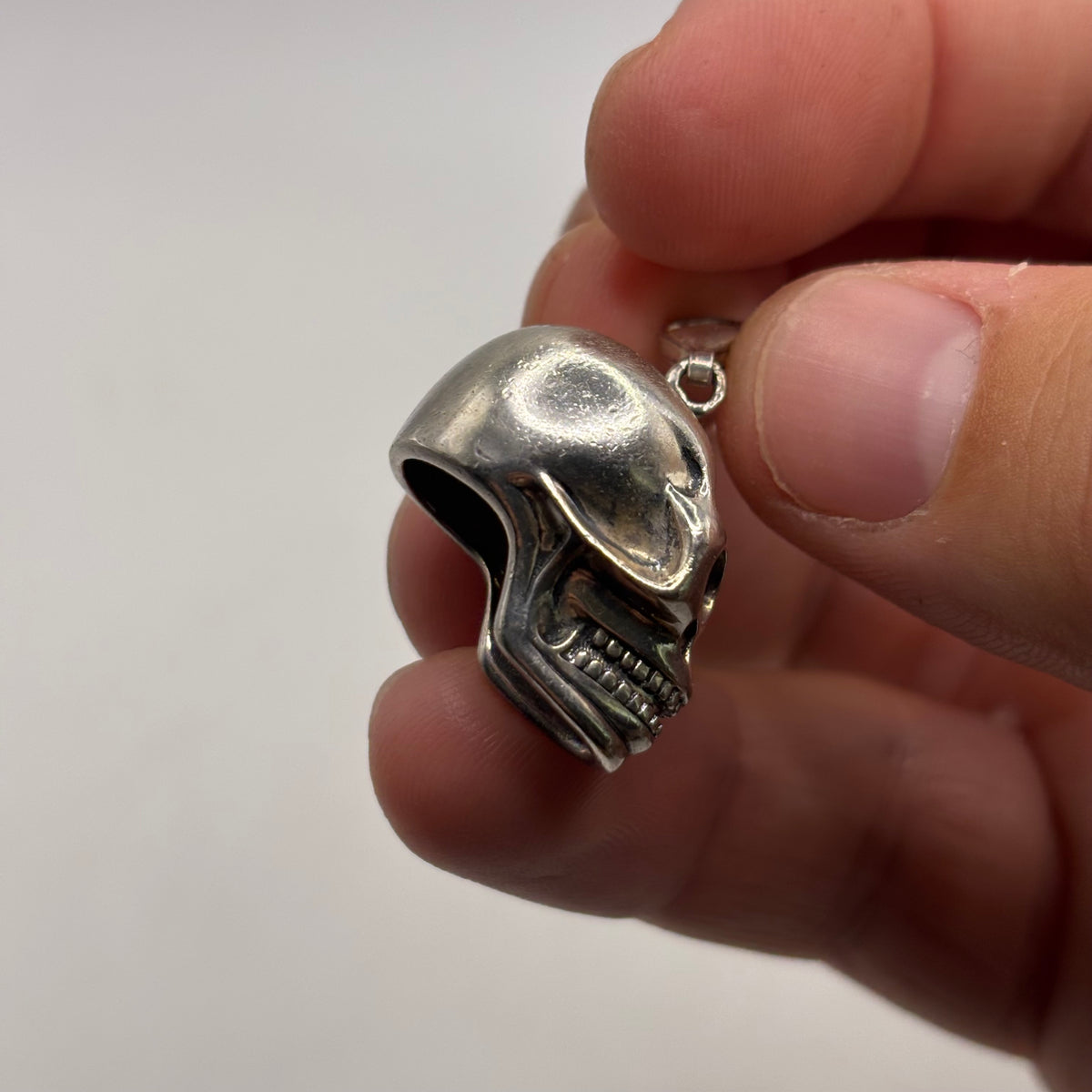 Silver Heavy Thomas Sabo Skull Pendant