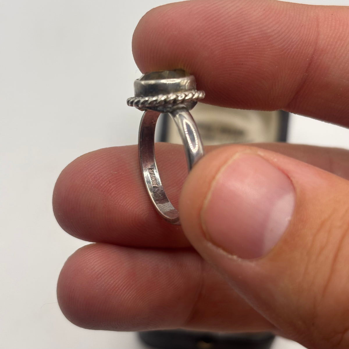 Silver Citrine Ring (O 1/2)