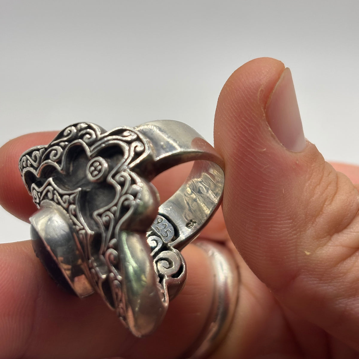 Silver Incredible Druzy Quartz Ring (Q)