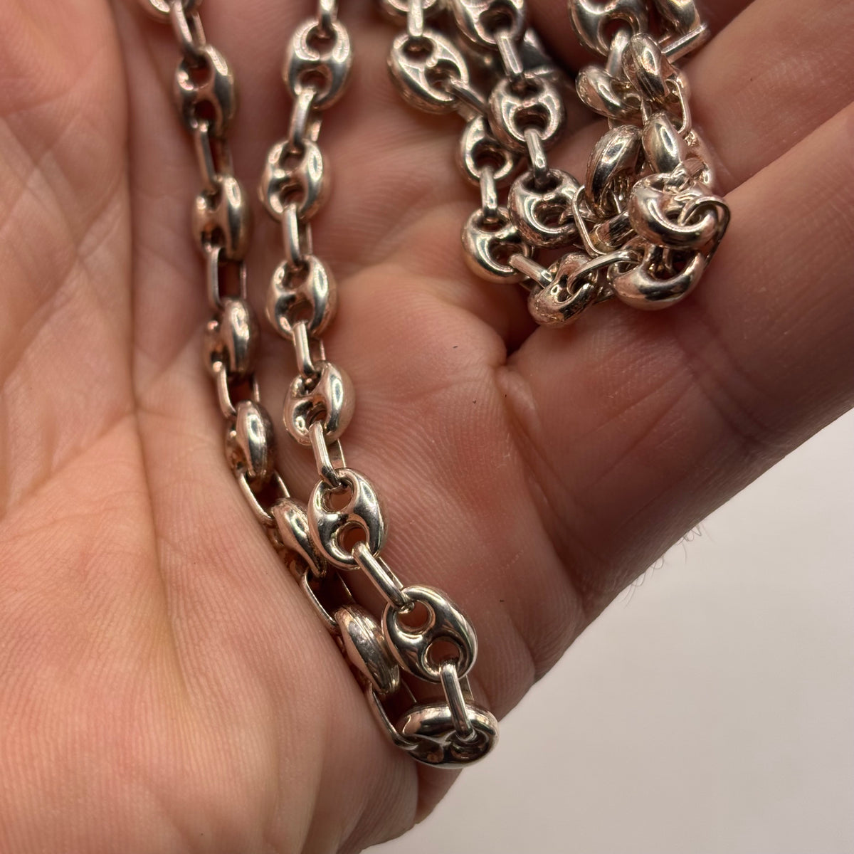 Silver 20” Marina Link Chain