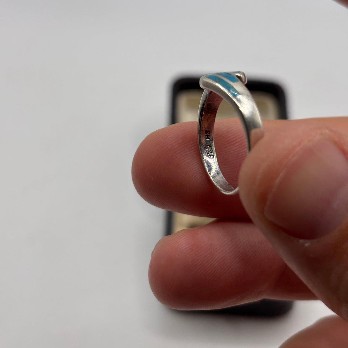 Silver Turquoise Ring (M)