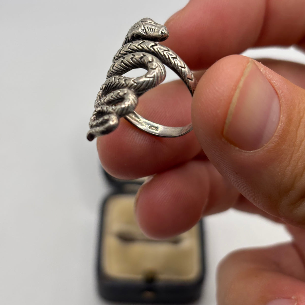 Silver Snake Ring (N)