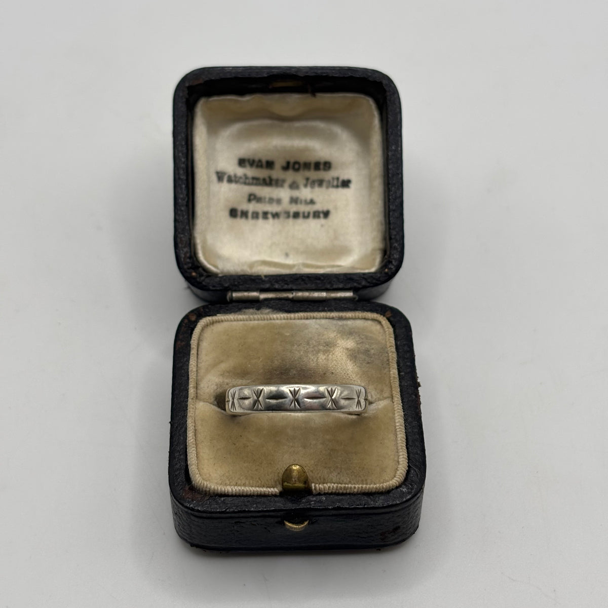 Silver Vintage Band Ring (R)