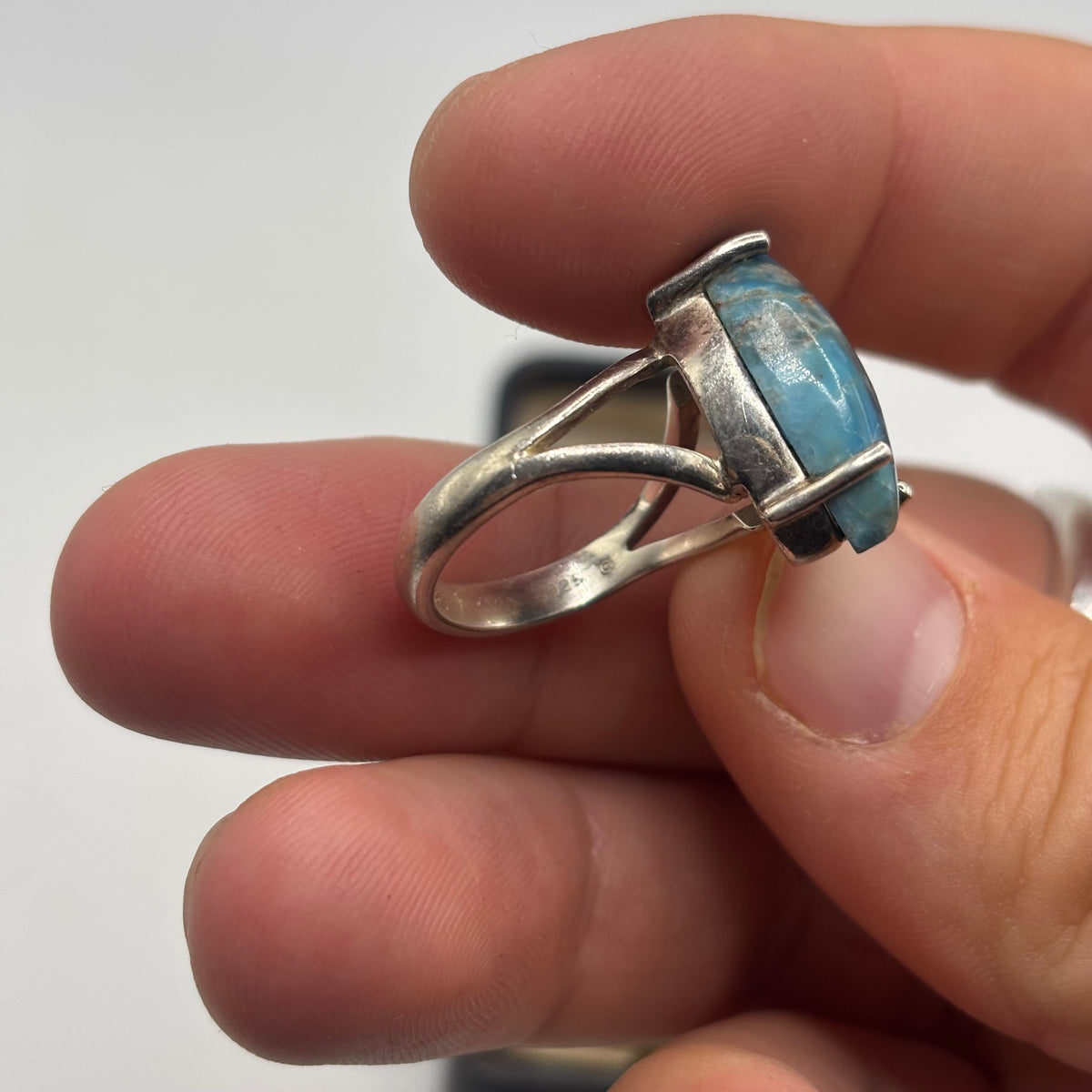 Silver Turquoise Ring (M)