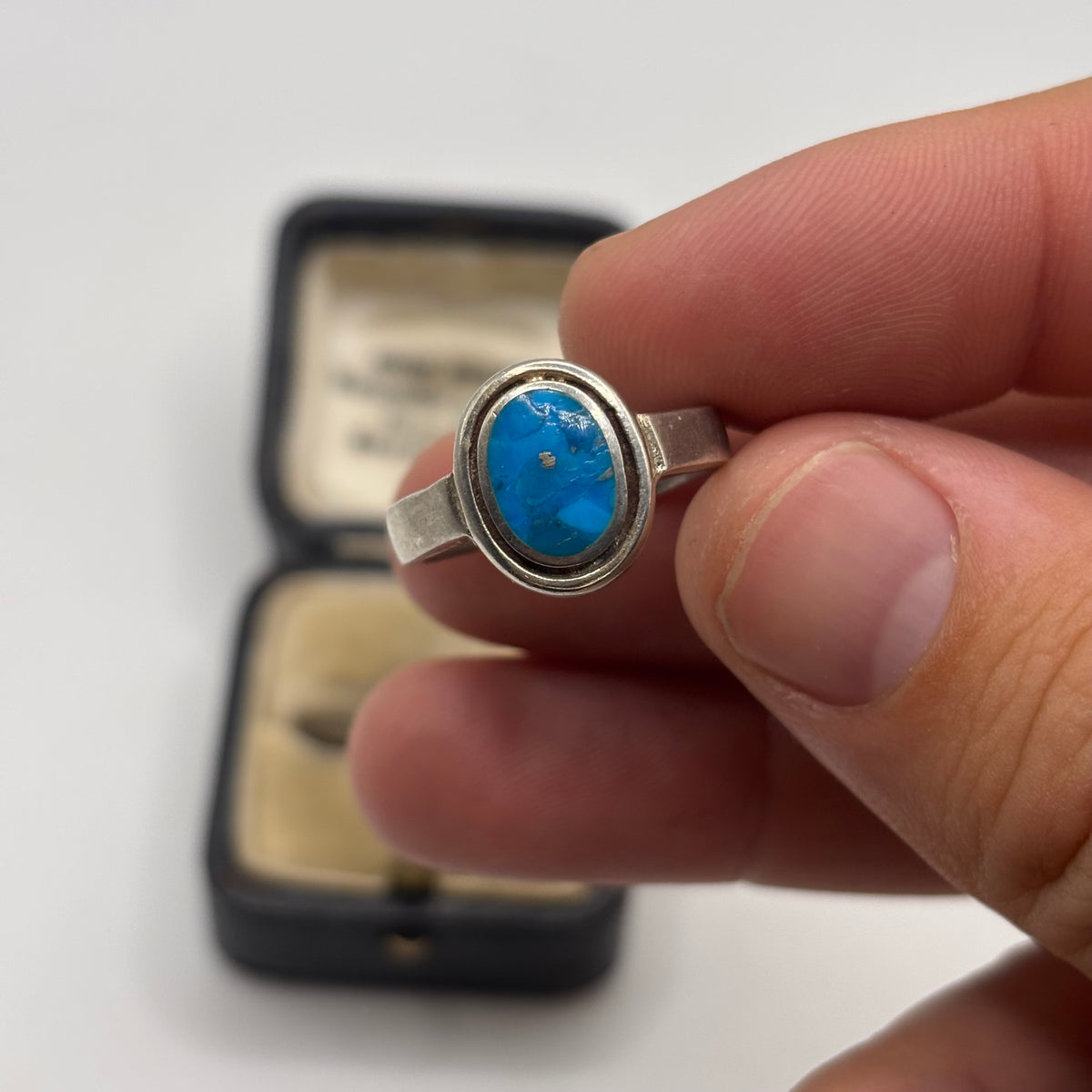 Silver Turquoise Ring (P)