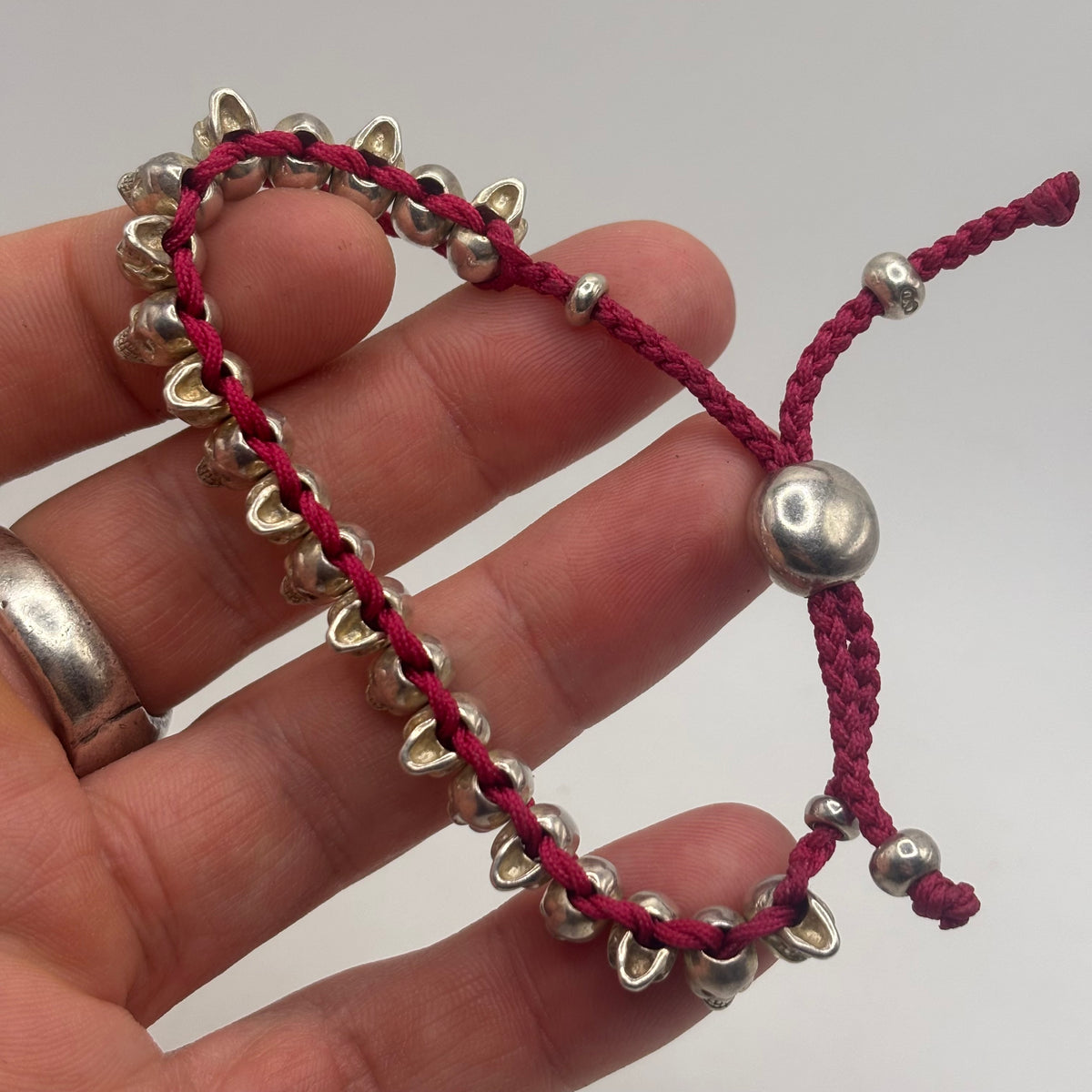 Silver Links Of London Skull Bracelet