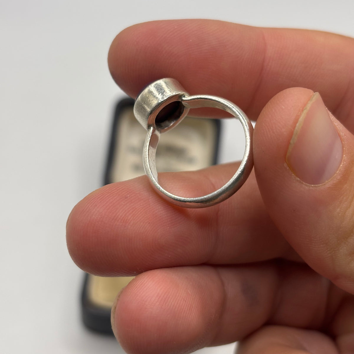 Silver Star Sapphire Ring (O)