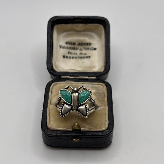 Silver Carolyn Pollack Butterfly Ring (P 1/2)