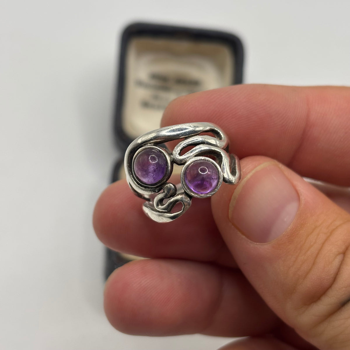 Silver Amethyst Ring (Q)