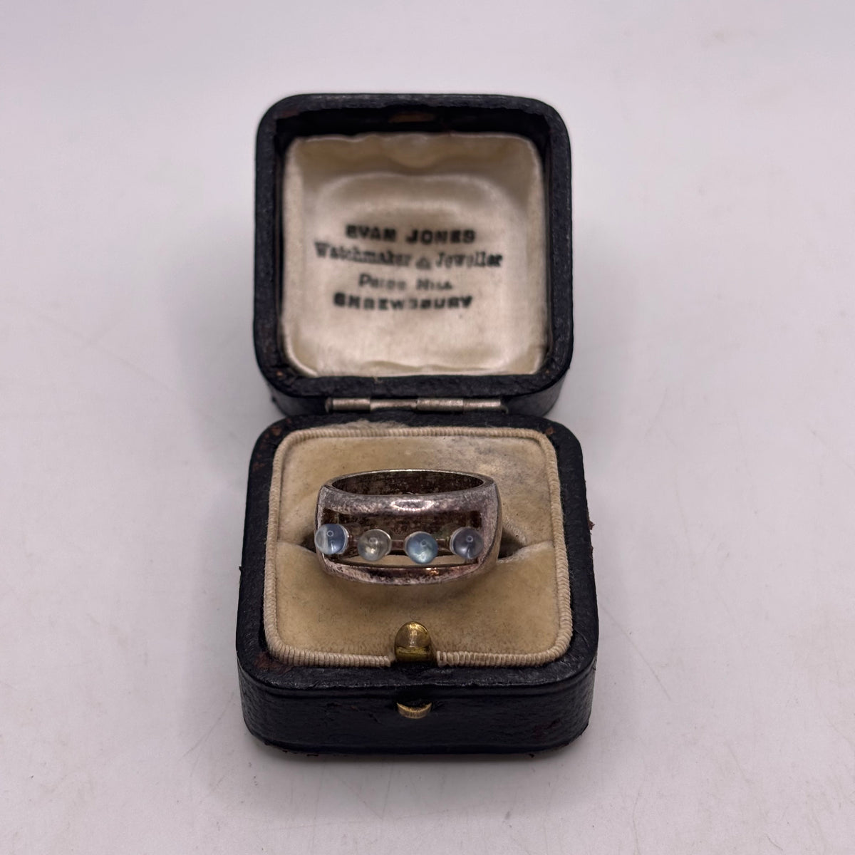 Silver Heavy Abstract Ring (J)