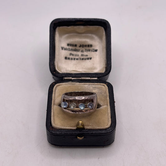 Silver Heavy Abstract Ring (J)
