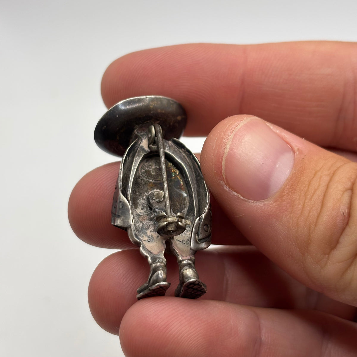 Silver Vintage Mexican Taxco Brooch