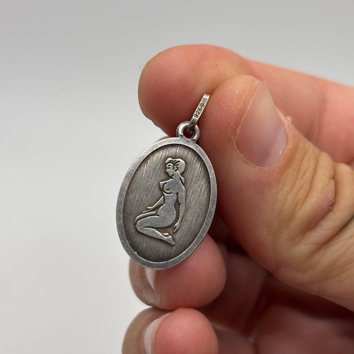 Silver Nude Pendant