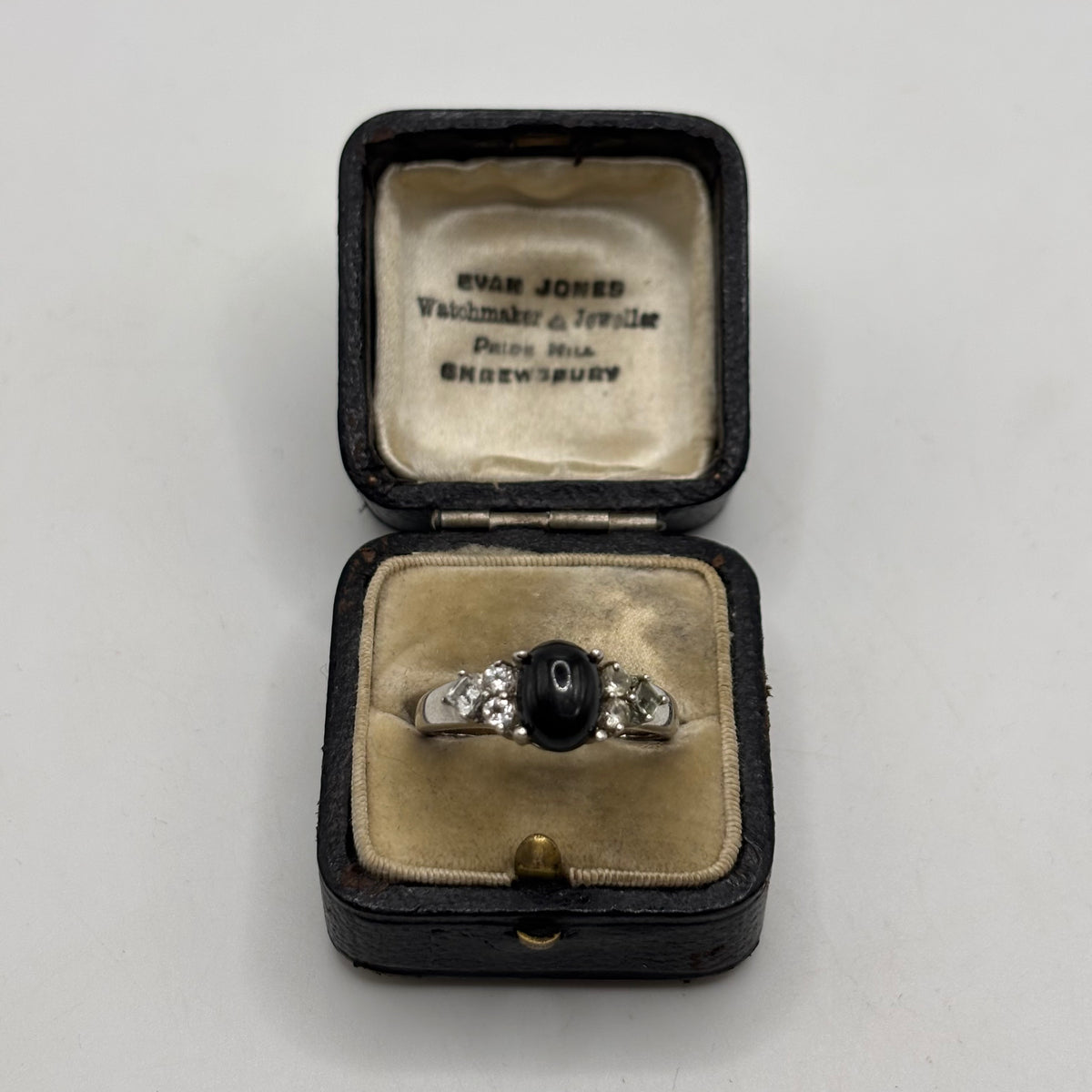 Silver Star Sapphire Ring (S 1/2)