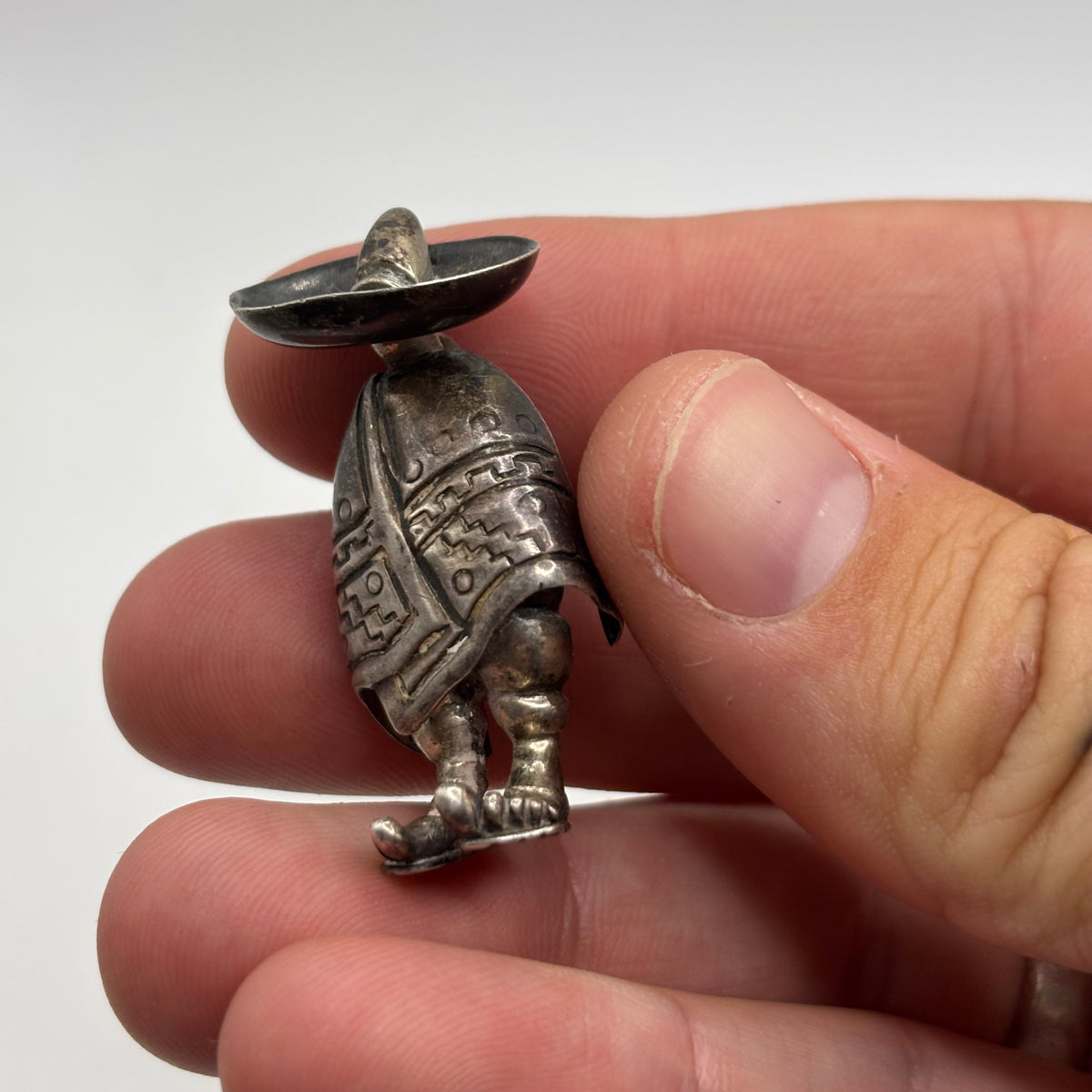 Silver Vintage Mexican Taxco Brooch