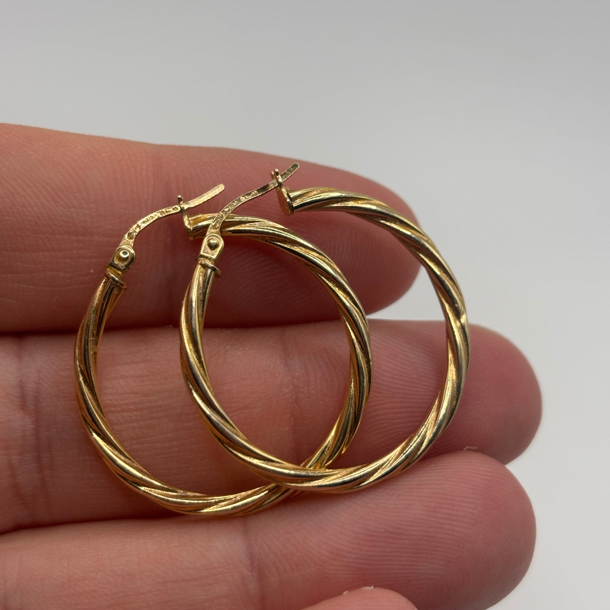 9ct Gold Hoops