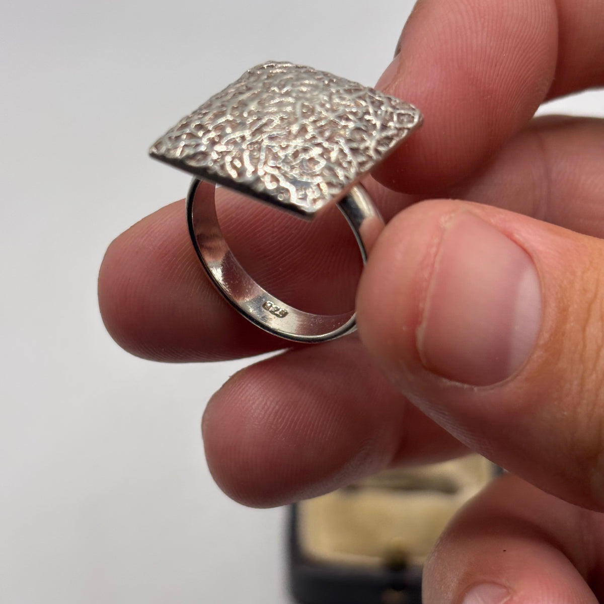 Silver Abstract Ring (R)