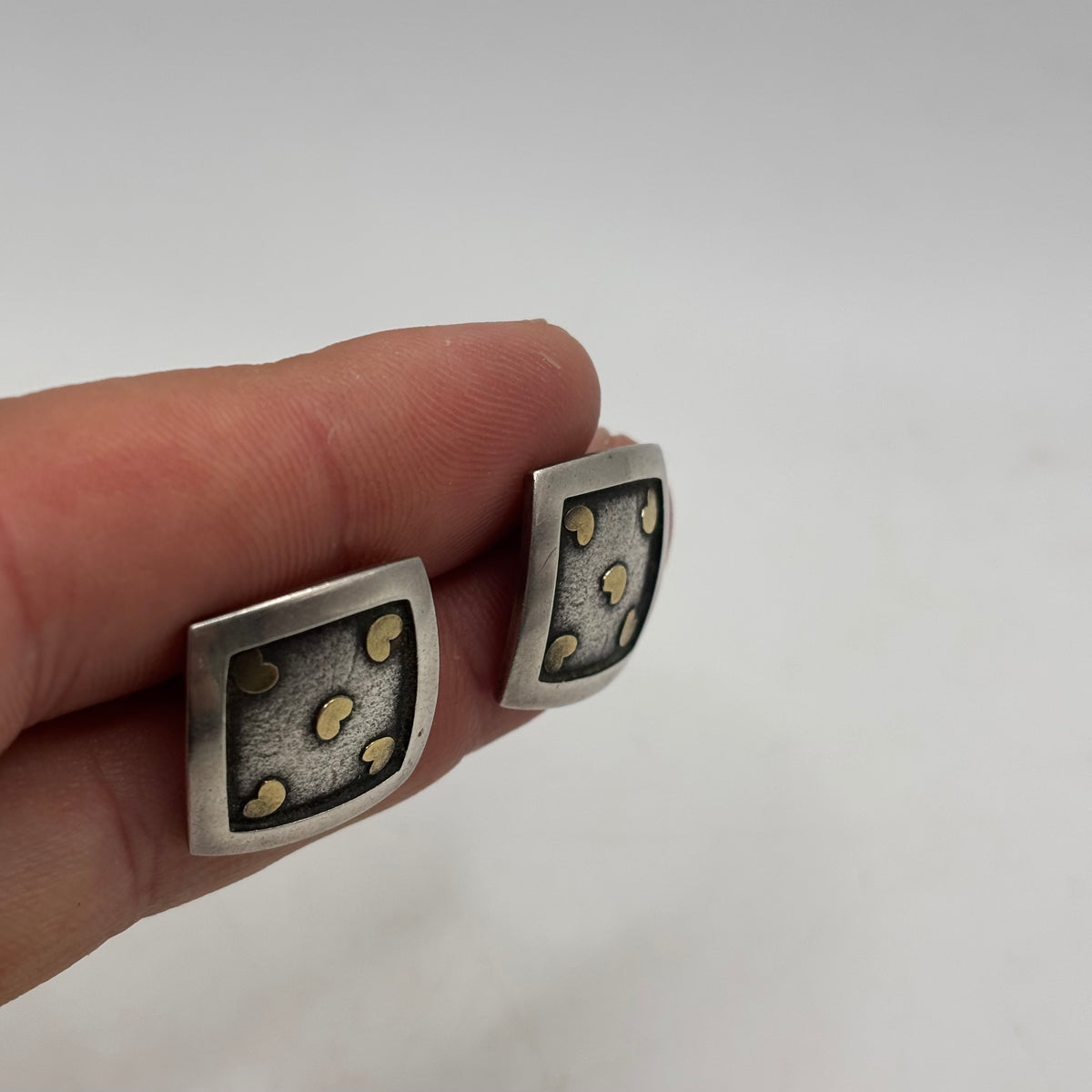 Silver Heart Earrings