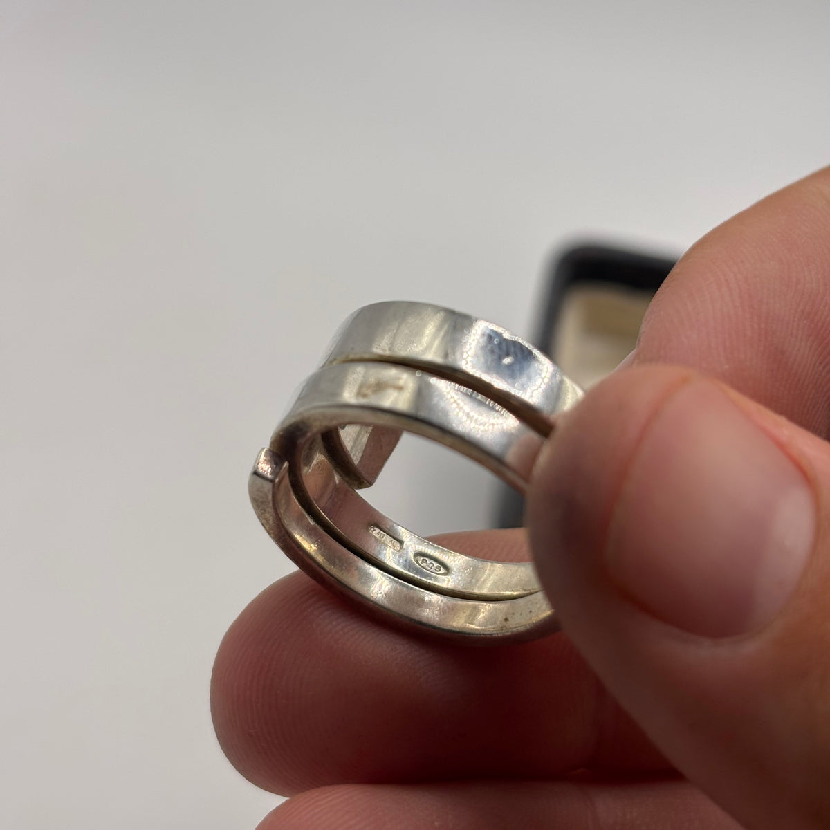 Silver Gucci Snake Ring (S)