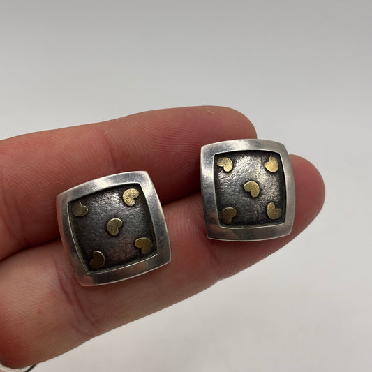 Silver Heart Earrings