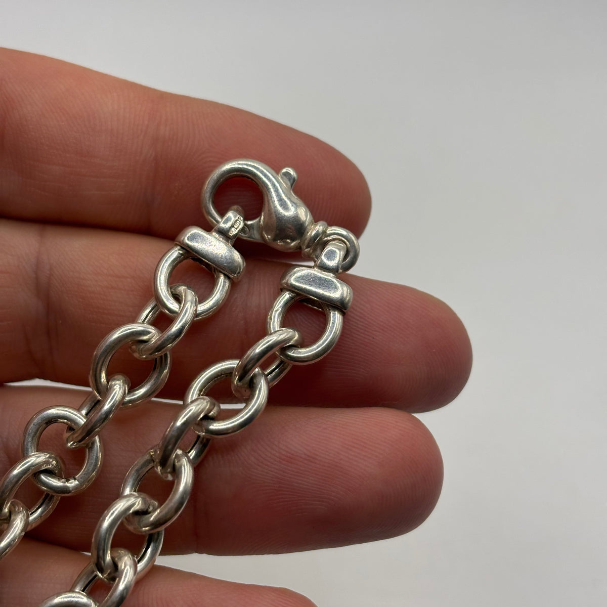 Silver 18” Belcher Chain