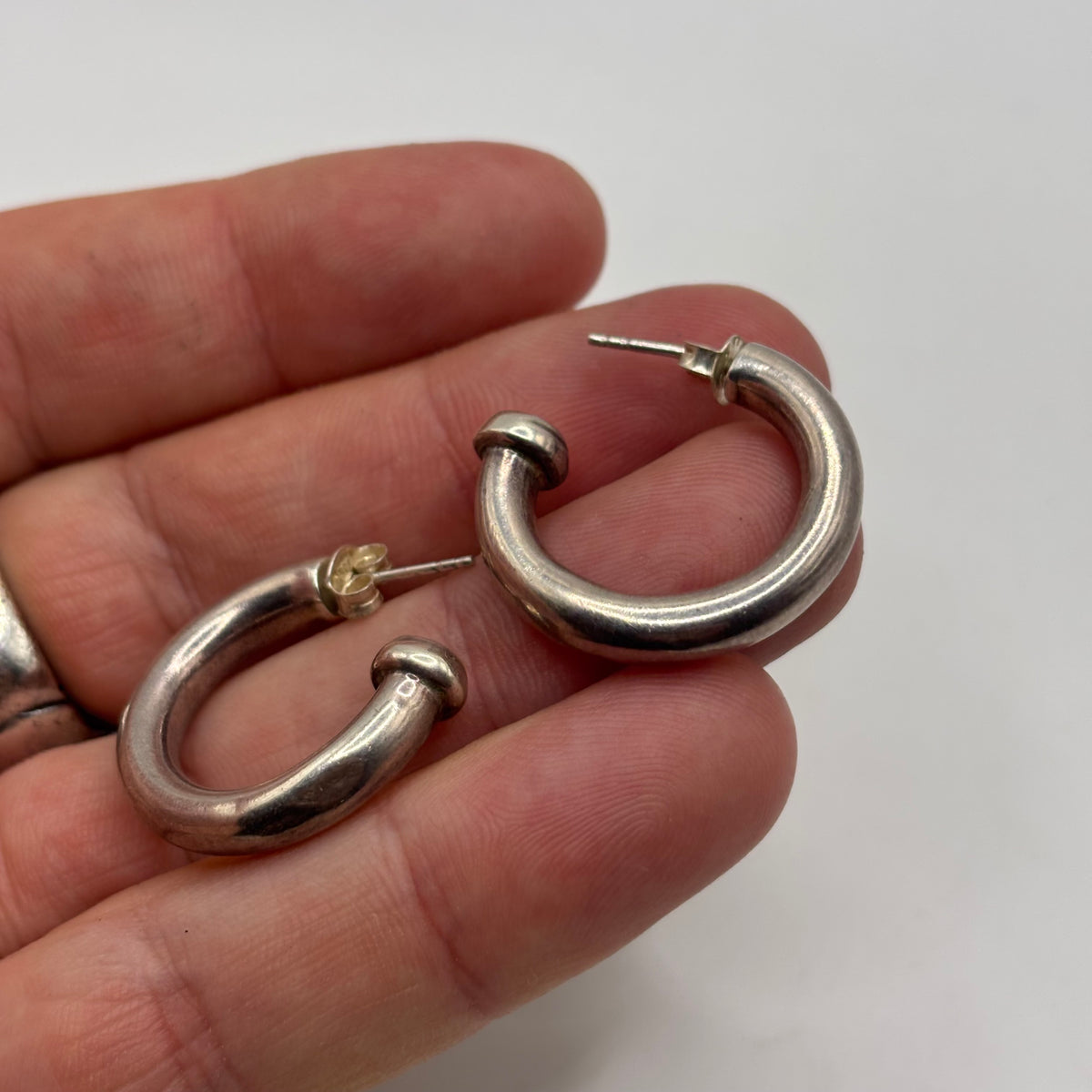 Silver Hoop Earrings