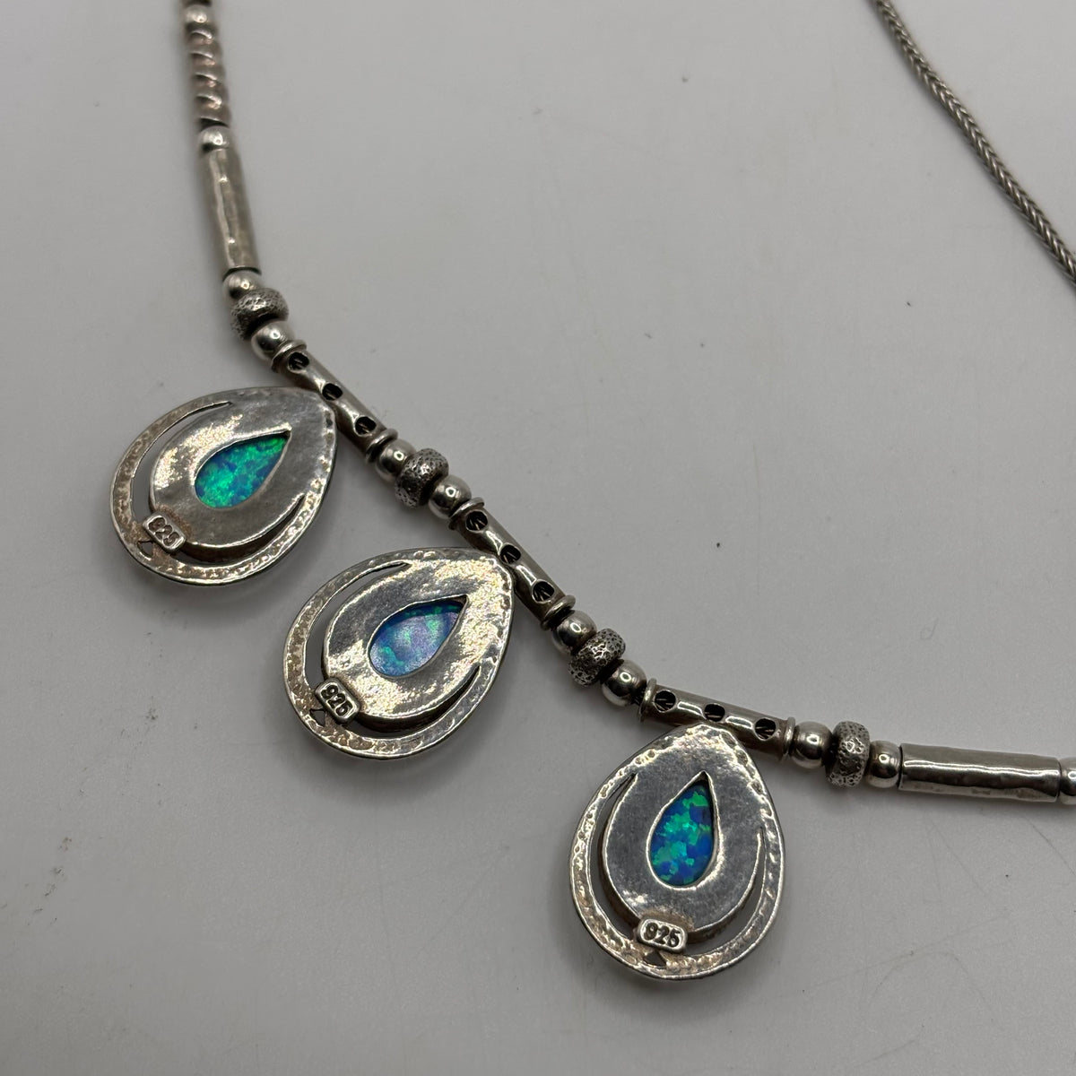 Silver Opal Pia Jewellery Set