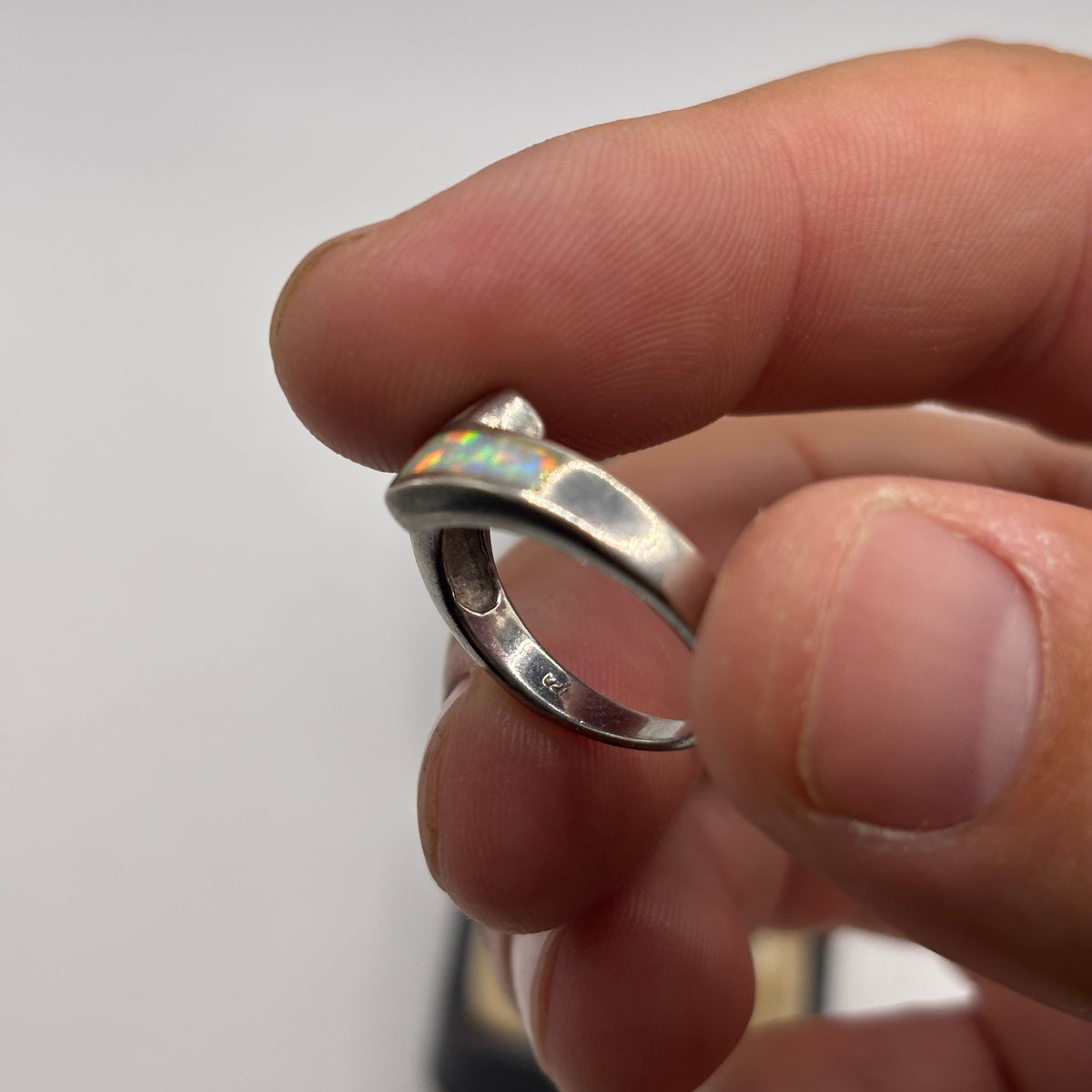 Silver Opal Ring (L)