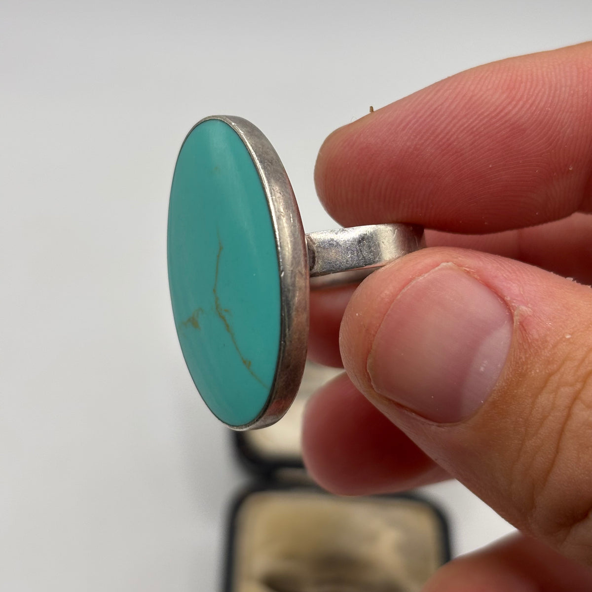 Silver Turquoise Ring (P)