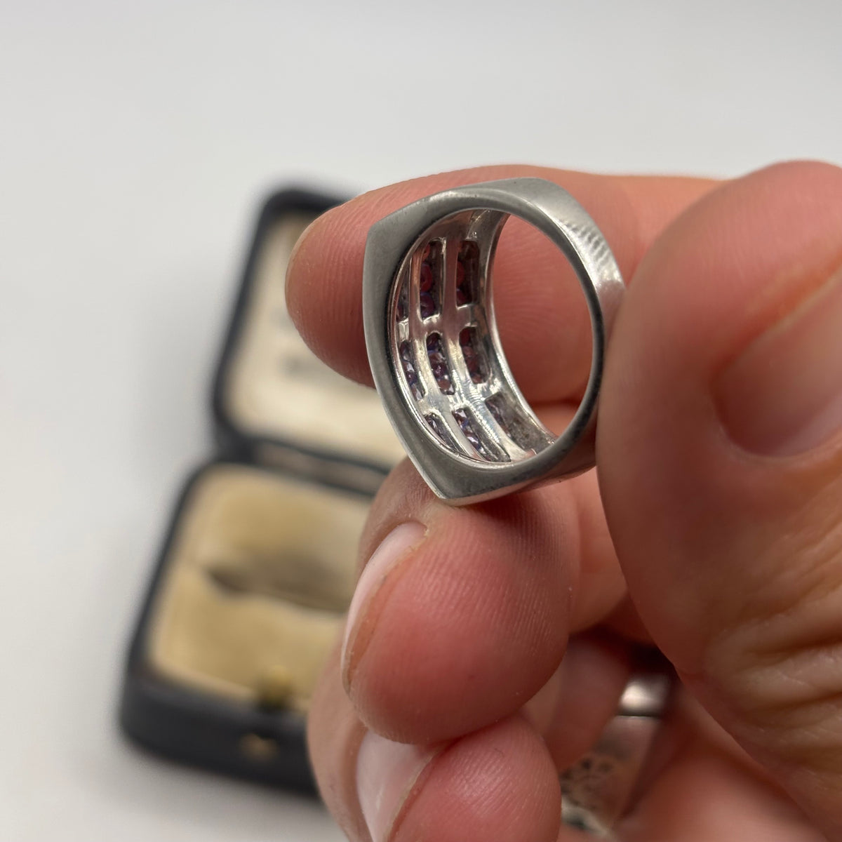 Silver Iolite Ring (L 1/2)