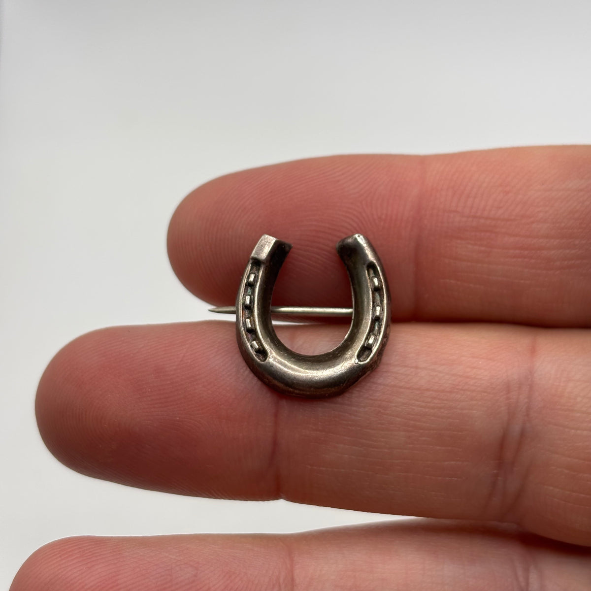 Silver Vintage Horseshoe Brooch