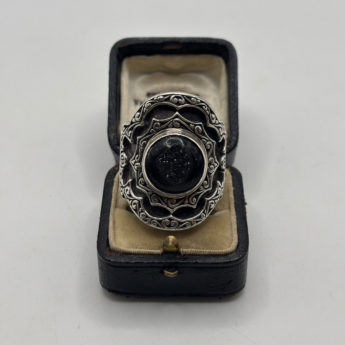 Silver Incredible Druzy Quartz Ring (Q)