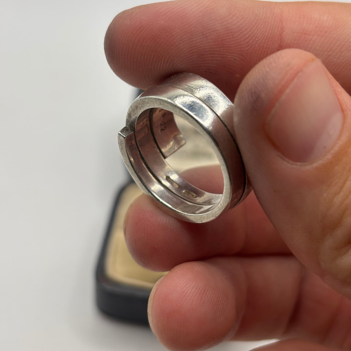 Silver Gucci Snake Ring (T)