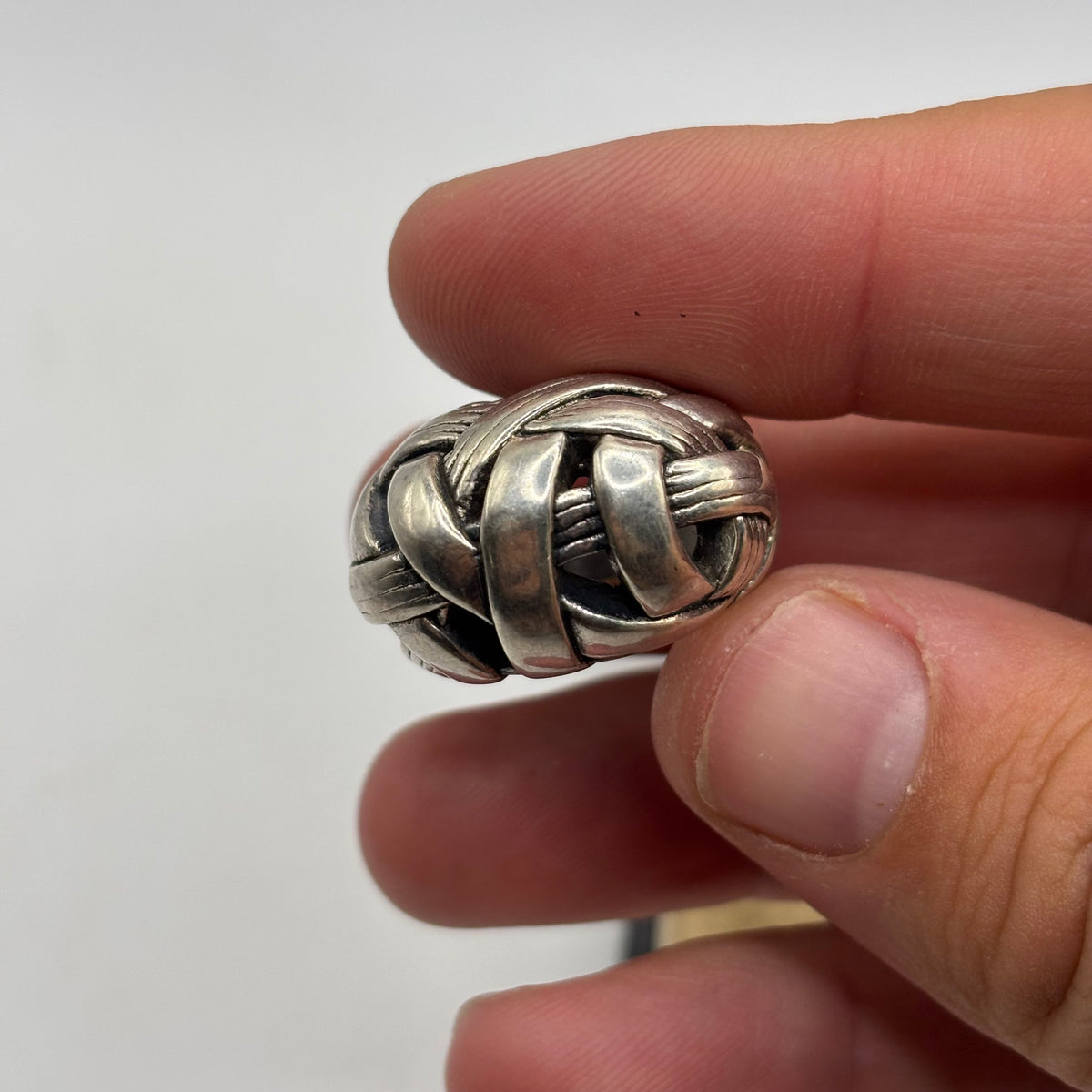Silver Unusual Ring (O)