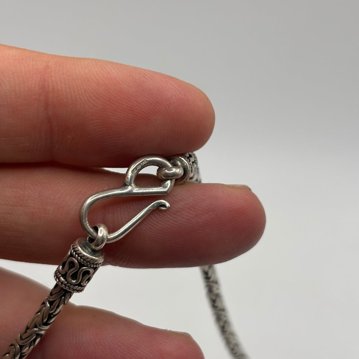 Silver 18” Byzantine Chain