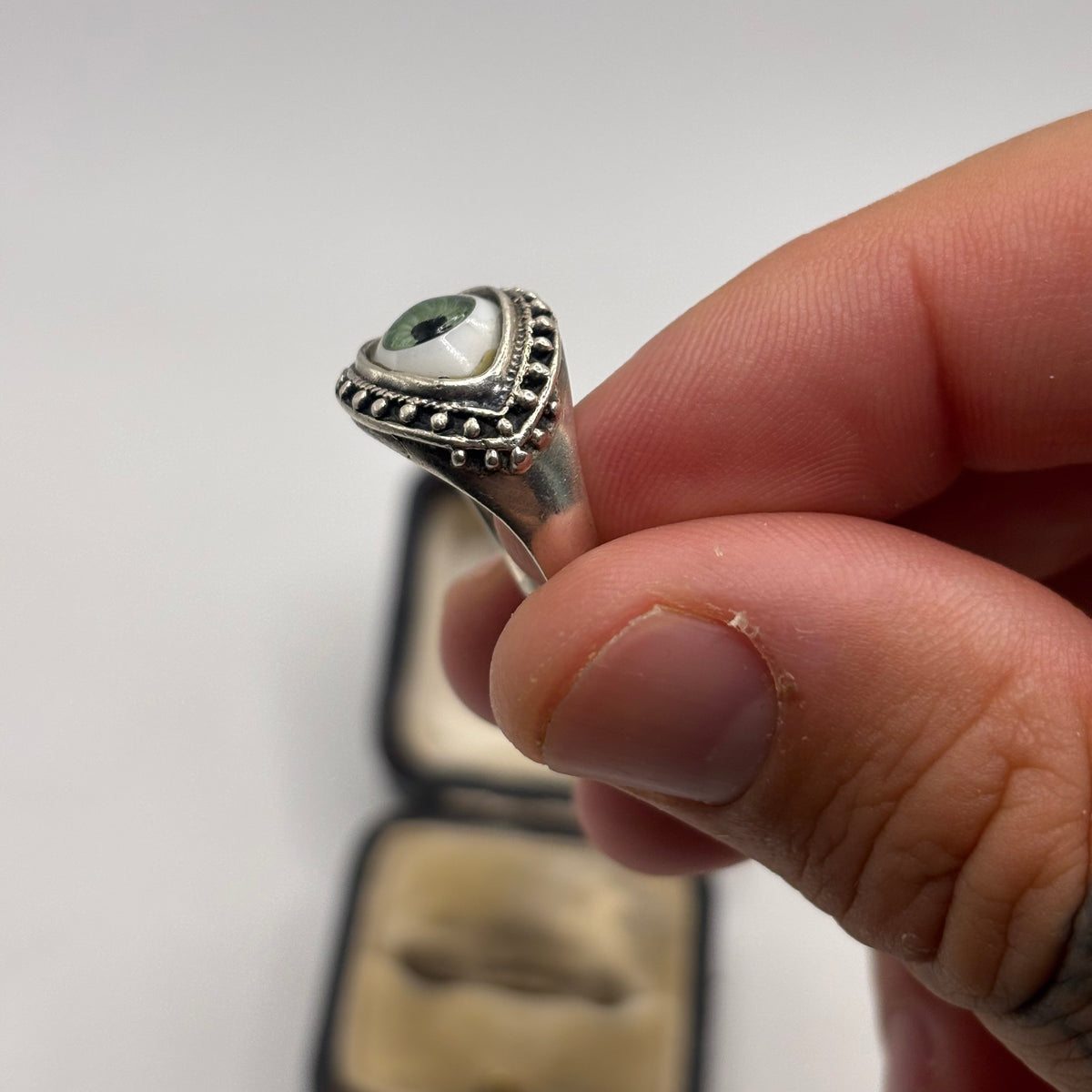Silver Eye Ring (K 1/2)