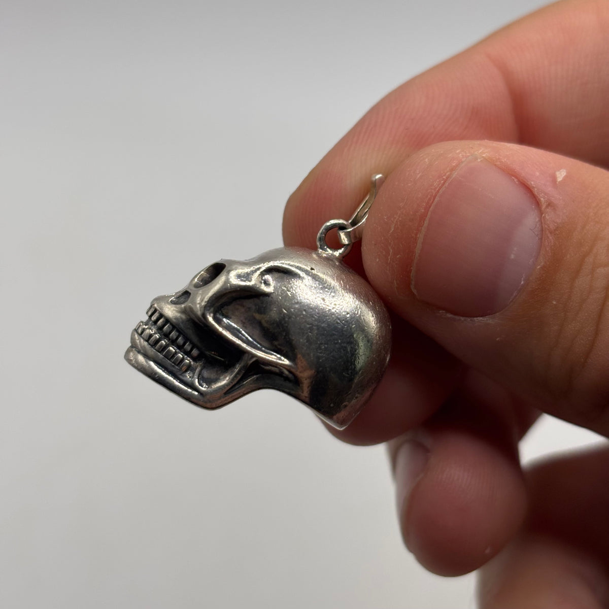 Silver Heavy Thomas Sabo Skull Pendant