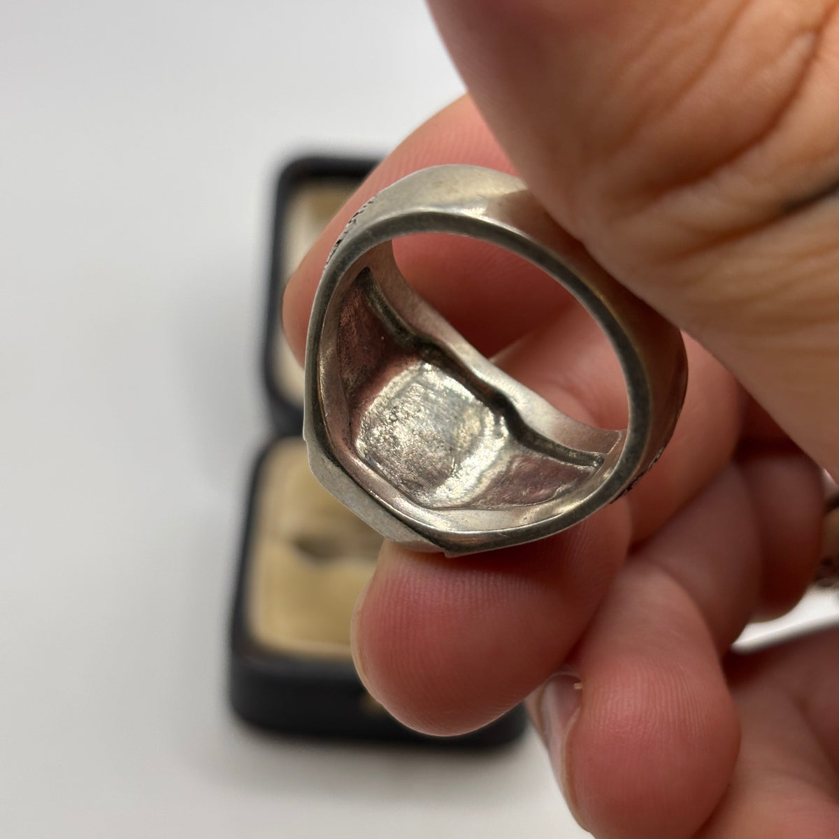 Silver Golden Eagle Carolyn Pollack Ring (Z)