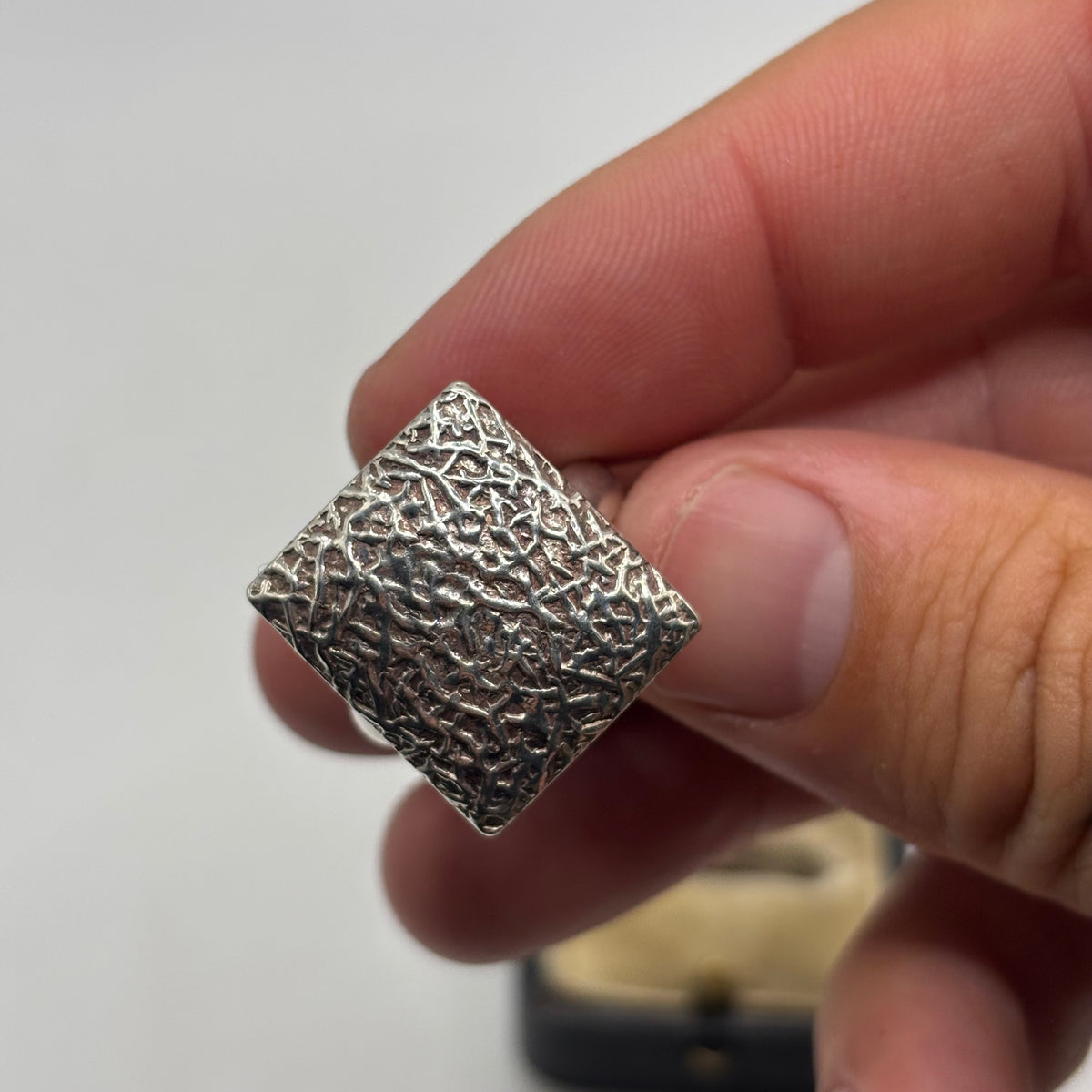 Silver Abstract Ring (R)