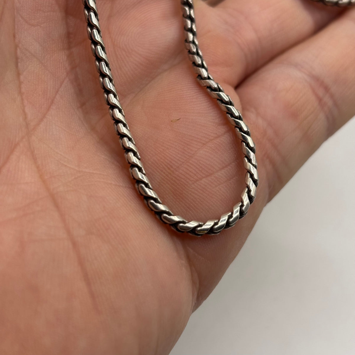 Silver 16” Unusual Link Chain