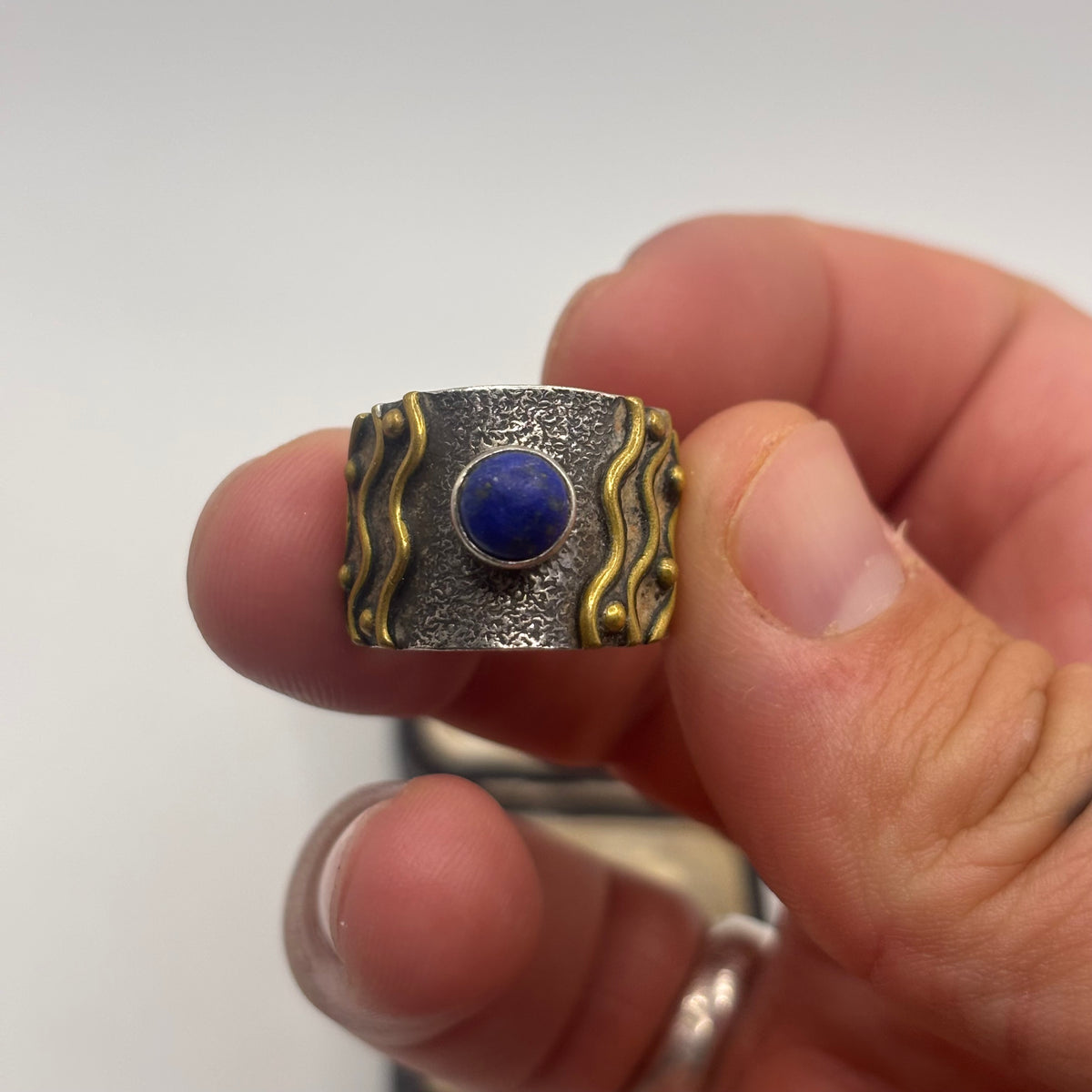 Silver Lapis Ring (N)