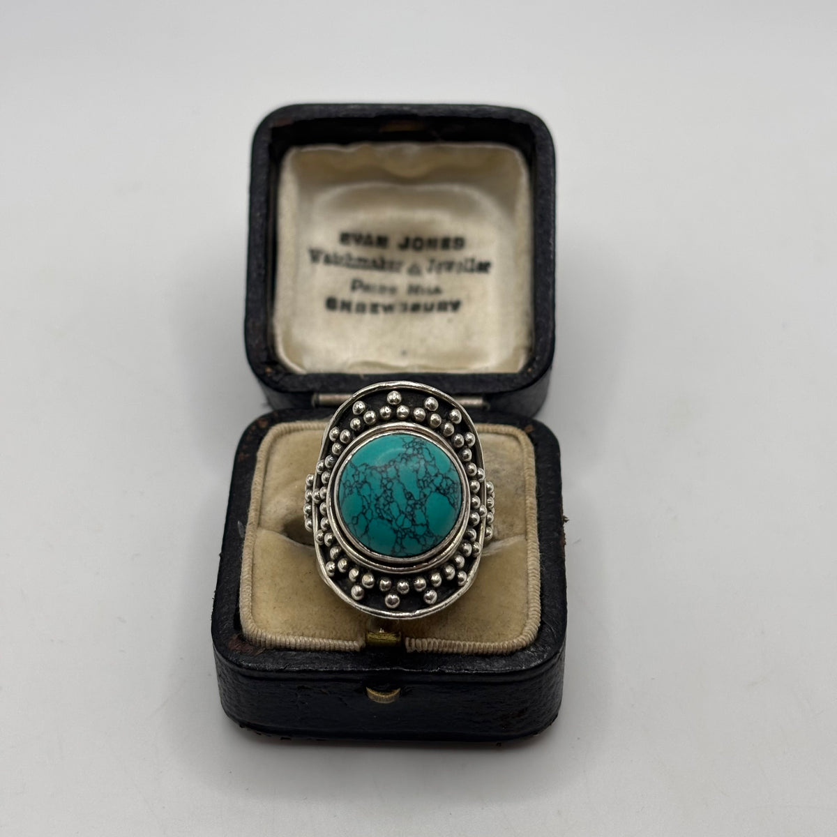 Silver Turquoise Ring (L)