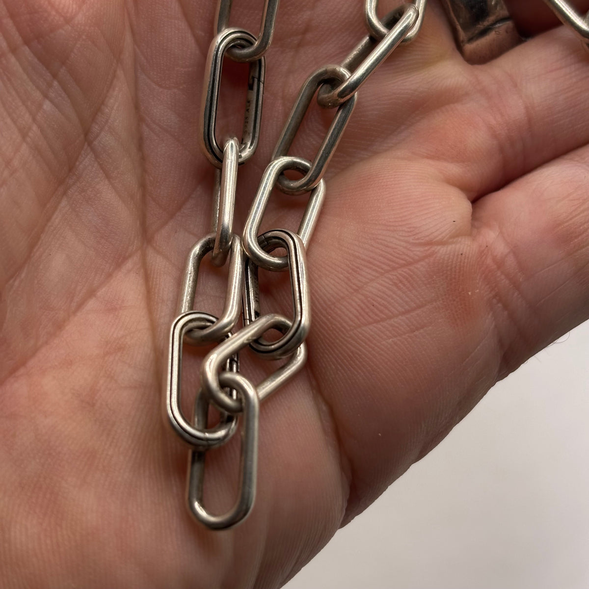 Silver 16-17” Pandora Paperclip Necklace