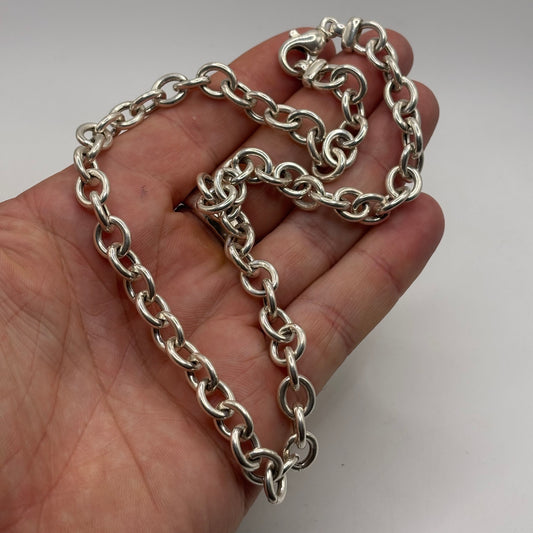 Silver 18” Belcher Chain