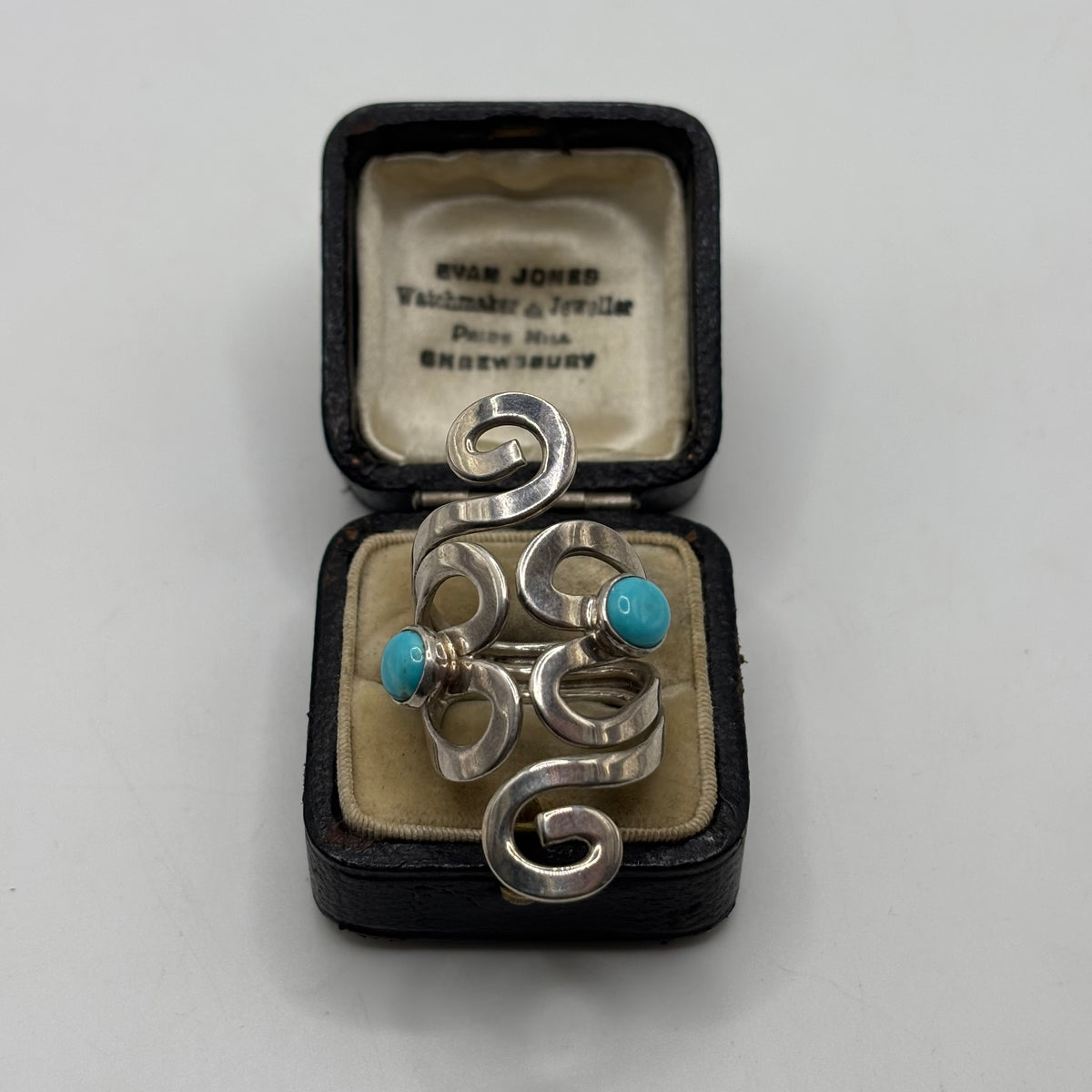 Silver Mexican Turquoise Ring (P)