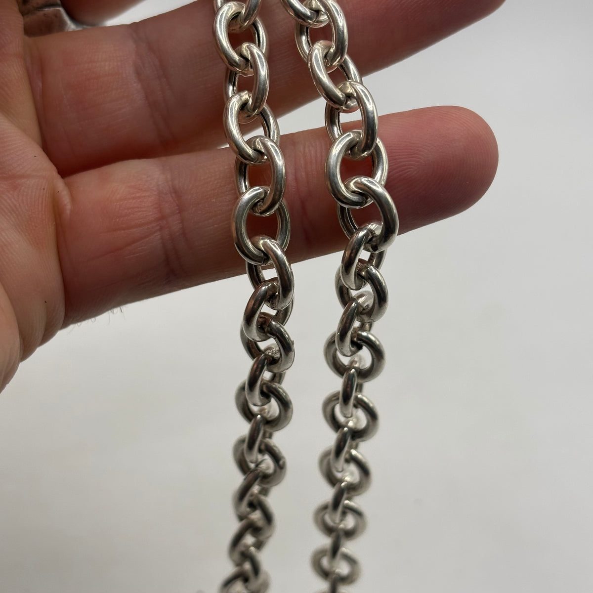 Silver 18” Belcher Chain
