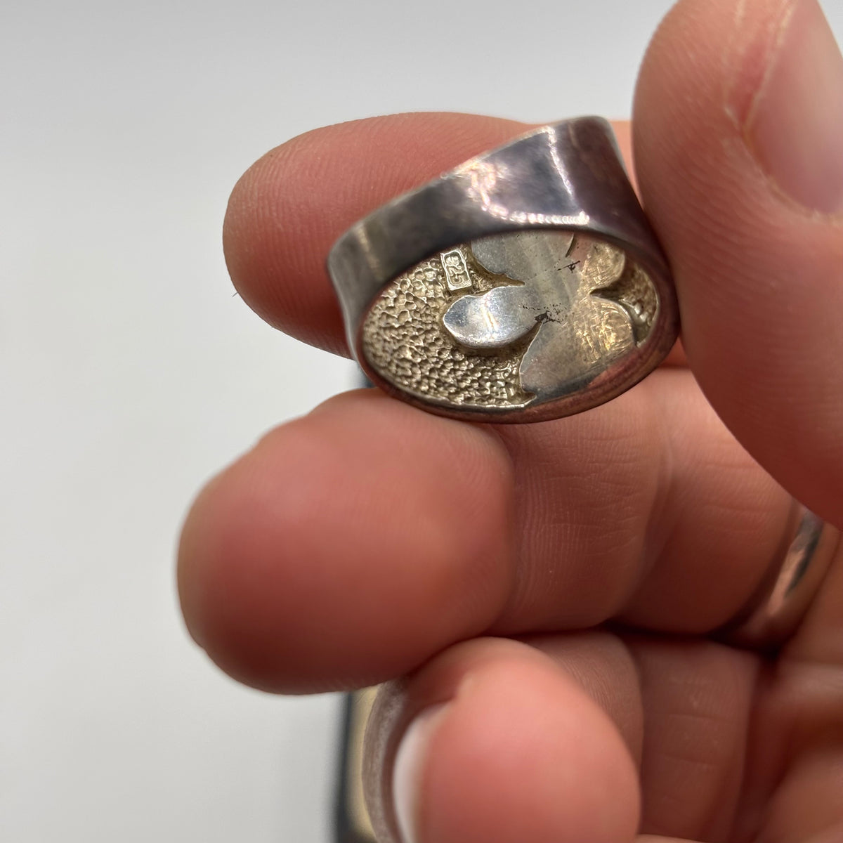 Silver Pearl Flower Ring (P)