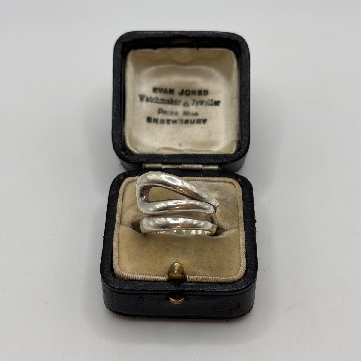 Silver Abstract Ring (J 1/2)