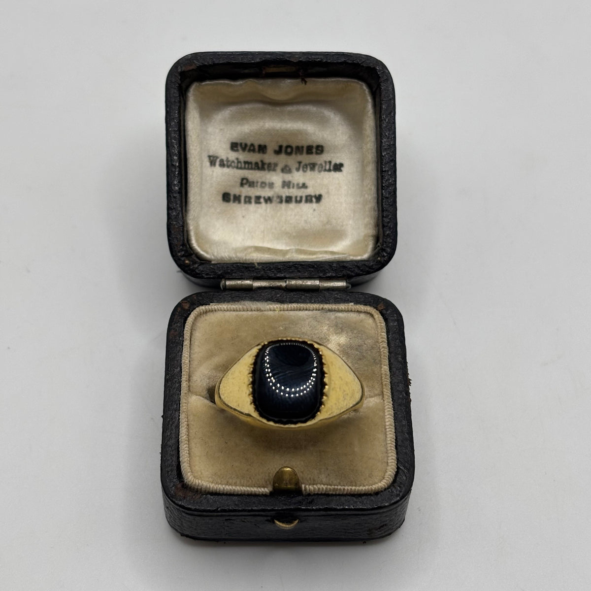 Silver Gold Plated Signet Ring (W)
